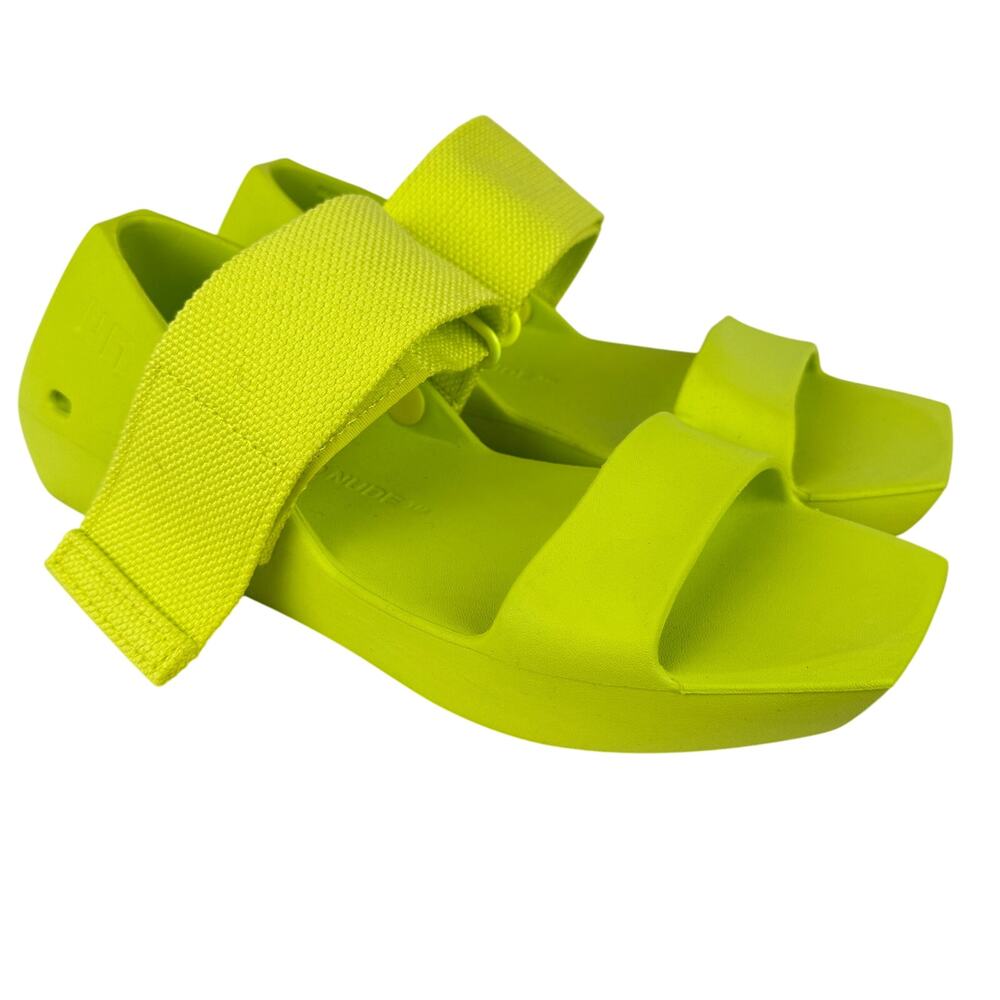 United Nude Hybrid Jane Lo Sandals Size 37 Cyber Lime